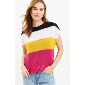 LOFT NWT Colorblock Muscle Sweater Transitional Tee sz Small
